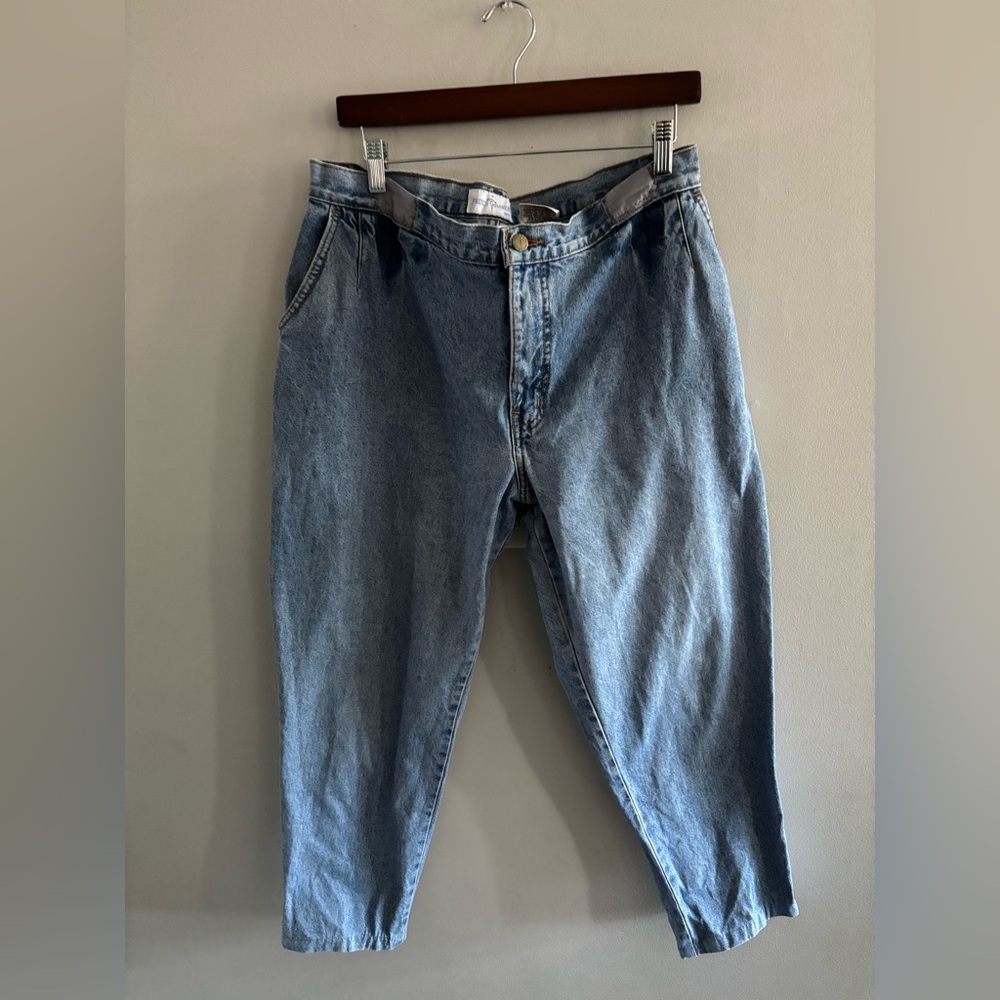 French Dressing Classic Blue Denim Jeans Cropped